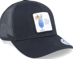 Blue Lagoon Cocktail Patch Black Trucker - Iconic