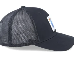 Blue Lagoon Cocktail Patch Black Trucker - Iconic