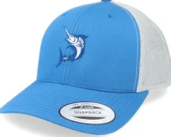 Blue Marlin Fishing Steel Blue/Silver Trucker - Skillfish