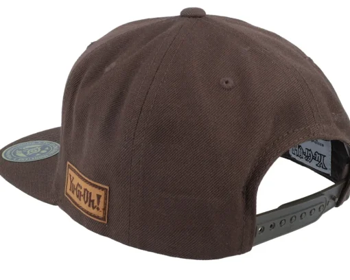 Blue-eyes White Dragon Engraved Brown Snapback - Yu-Gi-Oh