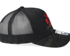 BM Cross Dark Camo Trucker - Bearded Man