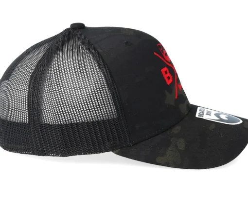BM Cross Dark Camo Trucker - Bearded Man