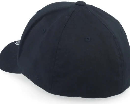Bm Logo Wh Woven Black Flexfit - Bearded Man