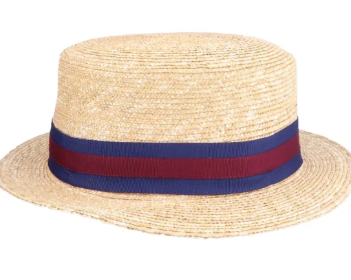 Boater Hat Natural Straw Hat - Jaxon & James