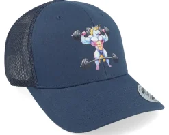 Bodybuilder Unicorn Navy Trucker - Iconic