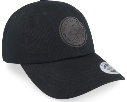 Bombastic Side Eye Dog Black Dad Cap - Iconic