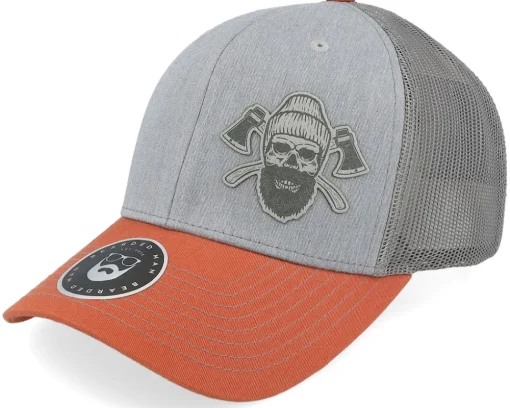 Bone Beard Axes 112 Tri Heather Grey/Charcoal/Dark Trucker - Bearded Man