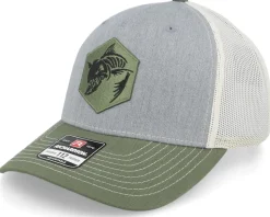 Bone Fish 112 Heather Grey/Birch/Olive Trucker - Skillfish
