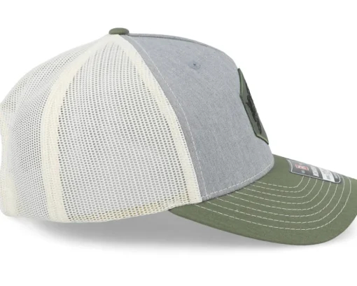 Bone Fish 112 Heather Grey/Birch/Olive Trucker - Skillfish