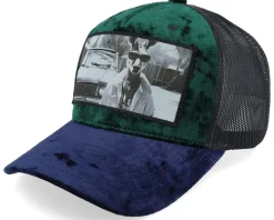 Boss Kangaroo Velvet Green/Navy Black A-frame - Calza Pennello