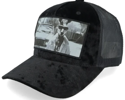 Boss Kangaroo Velvet White/Black A-frame Trucker - Calza Pennello