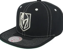 Boston Bruins Contrast Natural Vintage Black Snapback - Mitchell & Ness