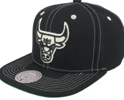 Boston Bruins Contrast Natural Vintage Black Snapback - Mitchell & Ness