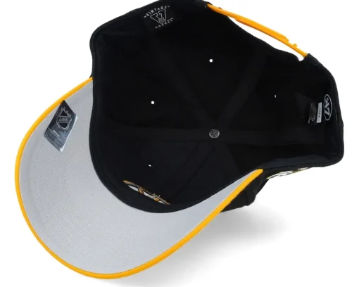 Boston Bruins NHL Sure Shot Tt '47 Mvp Black/Yellow Adjustable - 47 Brand