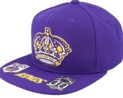 Boston Bruins Retro Lock Up Black Snapback - Mitchell & Ness