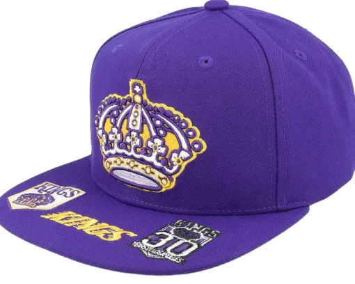 Boston Bruins Retro Lock Up Black Snapback - Mitchell & Ness