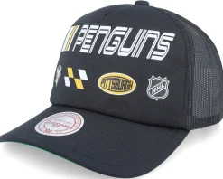 Boston Bruins Speedway Hwc Black Trucker - Mitchell & Ness