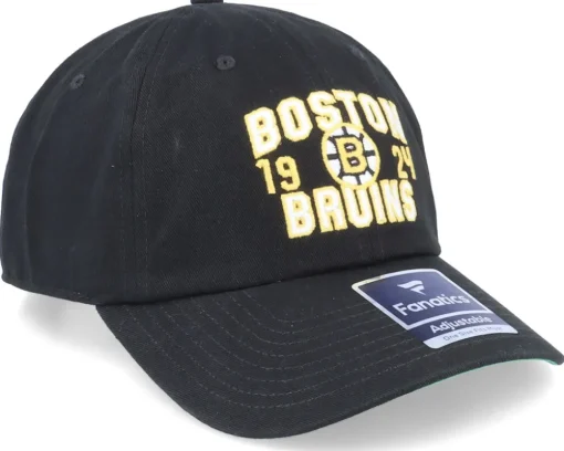 Boston Bruins True Classic Black Dad Cap - Fanatics