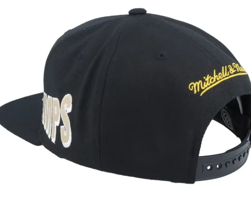 Boston Bruins World Champs Black Snapback - Mitchell & Ness