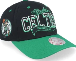 Boston Celtics Beautiful Chaos Pro Black/Green Adjustable - Mitchell & Ness