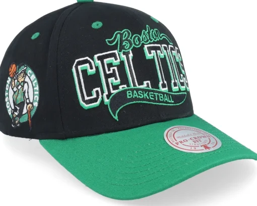 Boston Celtics Beautiful Chaos Pro Black/Green Adjustable - Mitchell & Ness