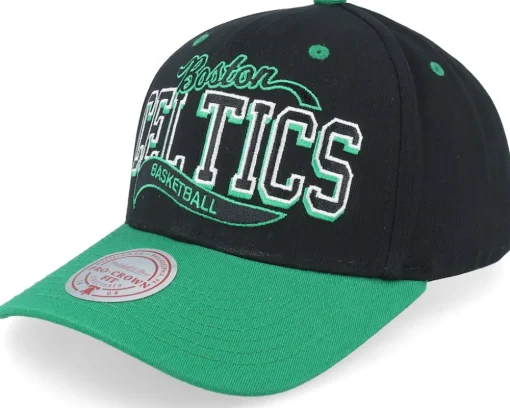 Boston Celtics Beautiful Chaos Pro Black/Green Adjustable - Mitchell & Ness