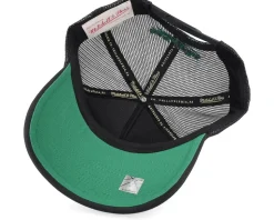 Boston Celtics Billboard Black Trucker - Mitchell & Ness