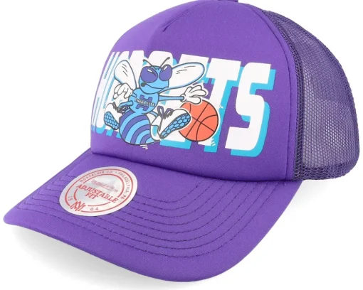 Boston Celtics Billboard Black Trucker - Mitchell & Ness