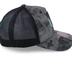 Boston Celtics Burnt Ends Black Trucker - Mitchell & Ness