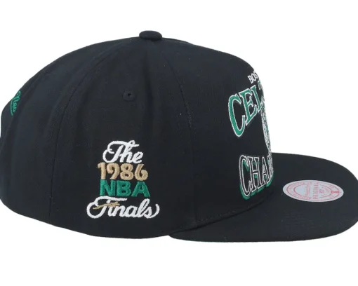 Boston Celtics Champions Era Hwc Black Snapback - Mitchell & Ness