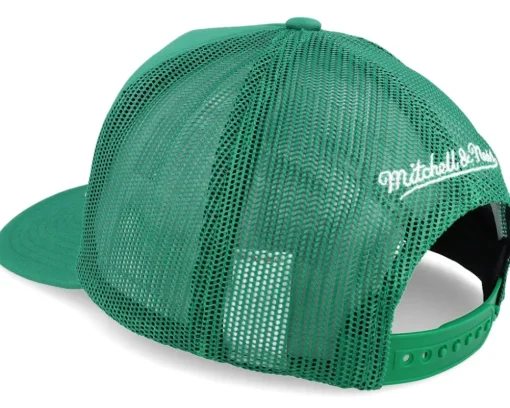 Boston Celtics Evergreen Green Trucker - Mitchell & Ness