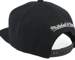 Boston Celtics Line Work Black Snapback - Mitchell & Ness