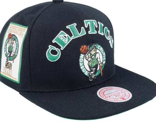Boston Celtics My Squad Black Snapback - Mitchell & Ness