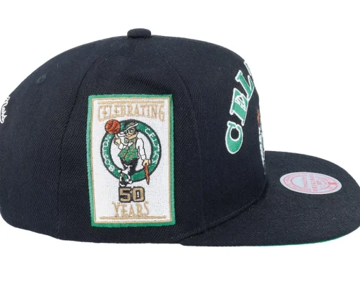 Boston Celtics My Squad Black Snapback - Mitchell & Ness