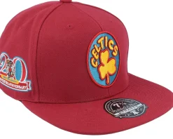 Boston Celtics Northern Lights Cardinal Fitted - Mitchell & Ness