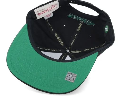 Boston Celtics Now You See Me Black Snapback - Mitchell & Ness