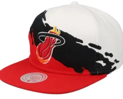 Boston Celtics Paintbrush White/Green Snapback - Mitchell & Ness