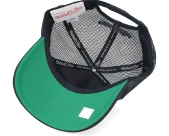 Boston Celtics Rock On Black Trucker - Mitchell & Ness