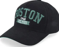 Boston Celtics Shady Suede Pro Black A-frame Adjustable - Mitchell & Ness