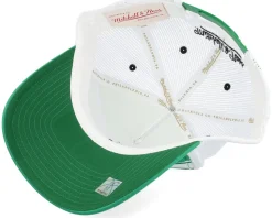 Boston Celtics Sideline Green/White A-frame Trucker - Mitchell & Ness