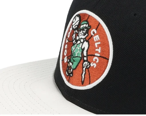 Boston Celtics SSBSTS Hwc Black/White Snapback - Mitchell & Ness