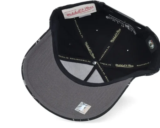 Boston Celtics Stormstrike Pro Black A-frame Adjustable - Mitchell & Ness