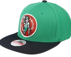 Boston Celtics Team 2 Tone 2.0 Stretch Green/Black Snapback - Mitchell & Ness