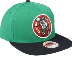 Boston Celtics Team 2 Tone 2.0 Stretch Green/Black Snapback - Mitchell & Ness