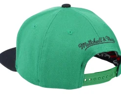 Boston Celtics Team 2 Tone 2.0 Stretch Green/Black Snapback - Mitchell & Ness