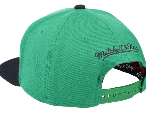 Boston Celtics Team 2 Tone 2.0 Stretch Green/Black Snapback - Mitchell & Ness
