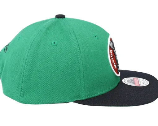 Boston Celtics Team 2 Tone 2.0 Stretch Green/Black Snapback - Mitchell & Ness