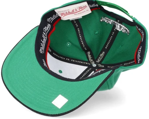Boston Celtics Team 2 Tone 2.0 Stretch Green/Black Snapback - Mitchell & Ness
