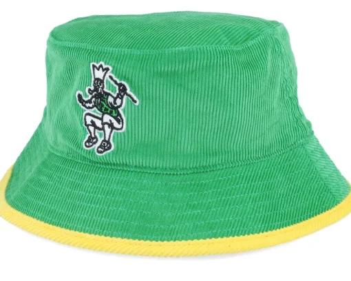 Boston Celtics Team Cord Green Bucket - Mitchell & Ness