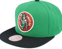 Boston Celtics Team Two Tone 2.0 Green/Black Snapback - Mitchell & Ness
